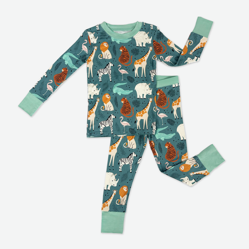 Safari Nights Bamboo Two-Piece Pajama Set