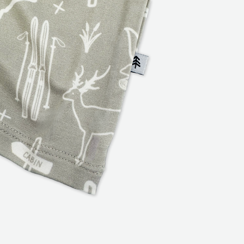 Outdoors in Minnesota Two-Piece Bamboo Pajama Set