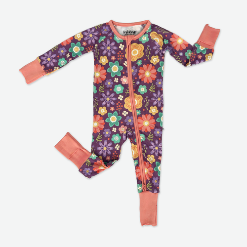 Wandering in Wildflowers Baby Bamboo Zippy