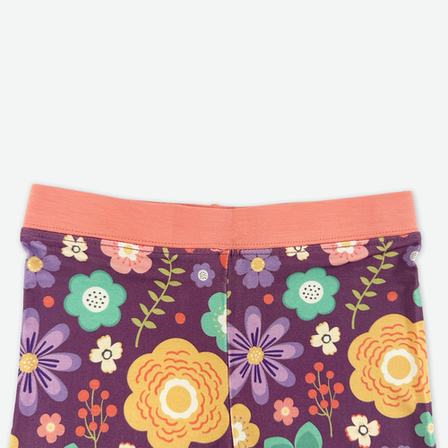 Wandering in Wildflowers Two-Piece Bamboo Pajama Set