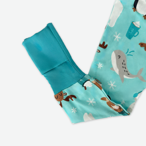 Cocoa with Polar Pals Baby Bamboo Zippy