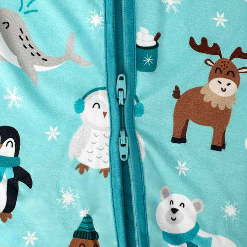 Cocoa with Polar Pals Baby Bamboo Zippy
