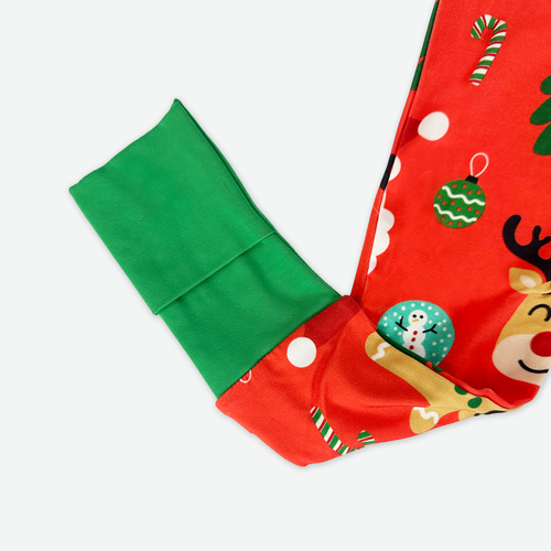 Christmas with Santa Baby Bamboo Zippy