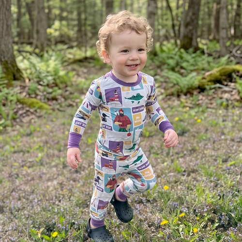 Explore Minnesota Two-Piece Bamboo Pajama Set
