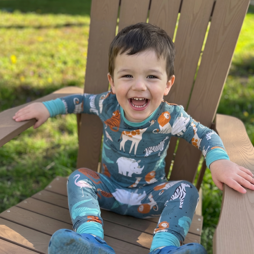 Safari Nights Bamboo Two-Piece Pajama Set